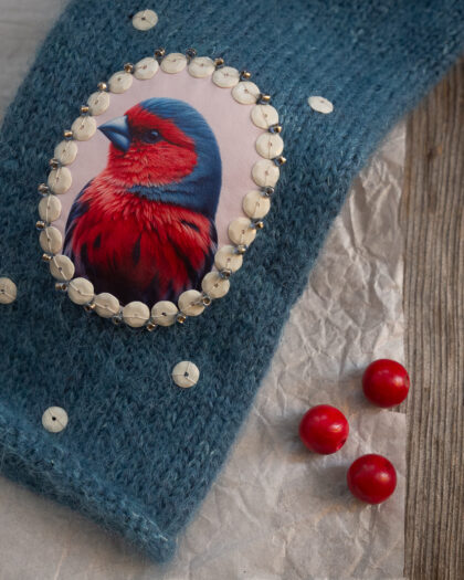 ANU KAELUSSOO / BLOEM KALEVI gloves RED BIRD