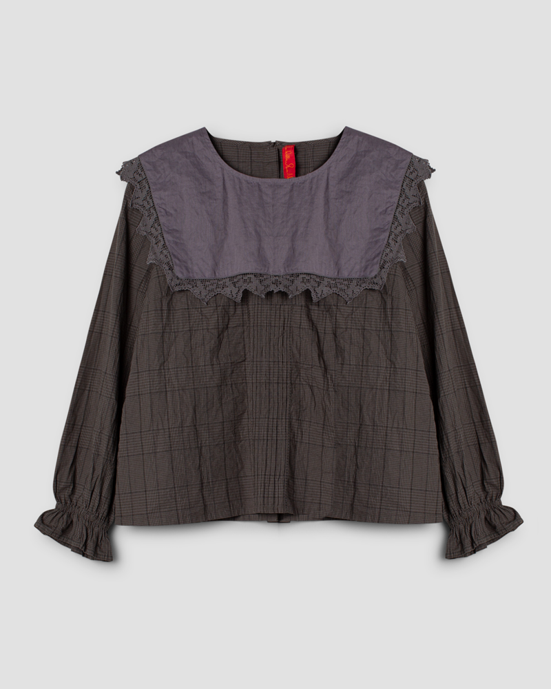 Ewa i Walla Edit blouse AW23 front