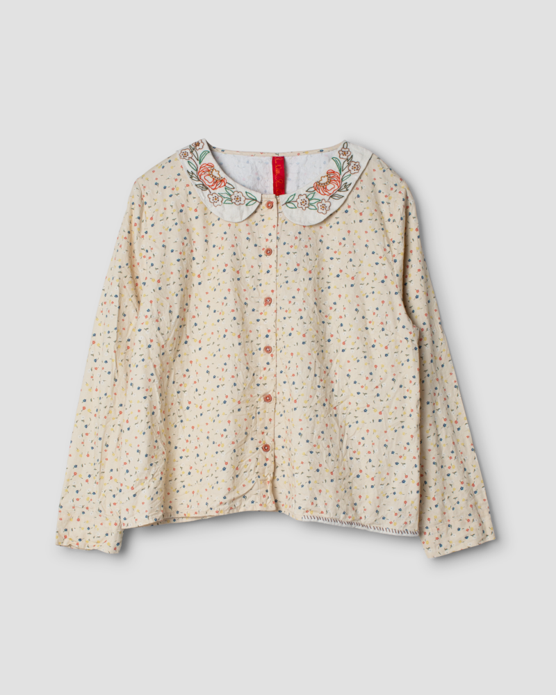 Ewa i Walla Belinda blouse in marzipan front