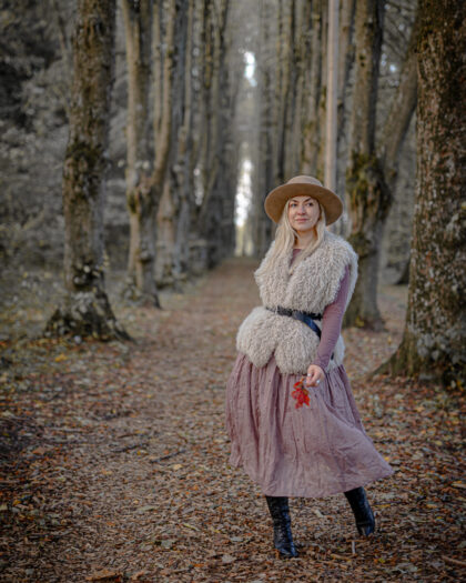 EWA I WALLA SKIRT GIZELLA  | NUTMEG