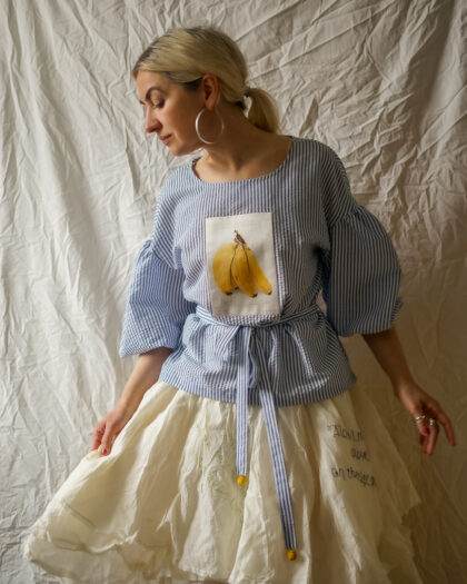 ANU KAELUSSOO X BLOEM KALEVI  Banana blouse