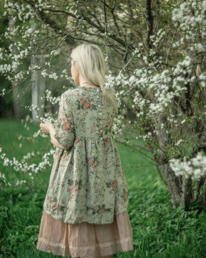 LES OURS TUNIC ROSELLE | ALMOND FLOWERS