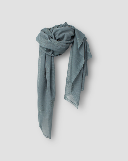 EWA I WALLA SHAWL GUNILLA  |  STORM BLUE