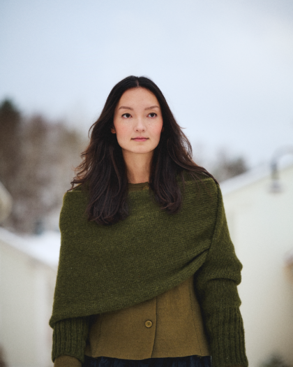 EWA I WALLA SHAWL BESSIE  | OLIVE