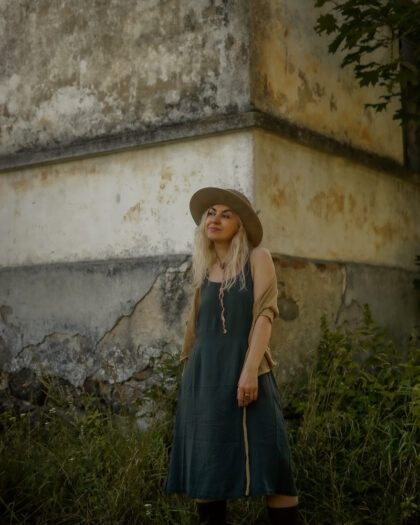 EWA I WALLA DRESS UNDRA | FOREST GREEN