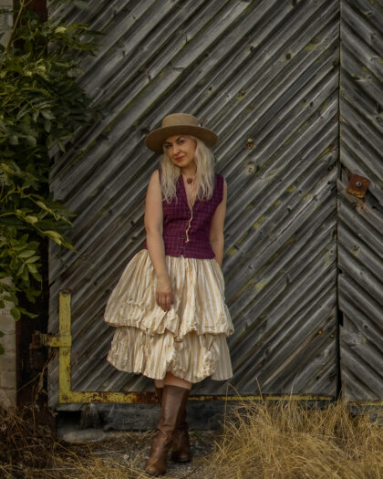 EWA I WALLA VEST RIGMOR  | DARK PLUM