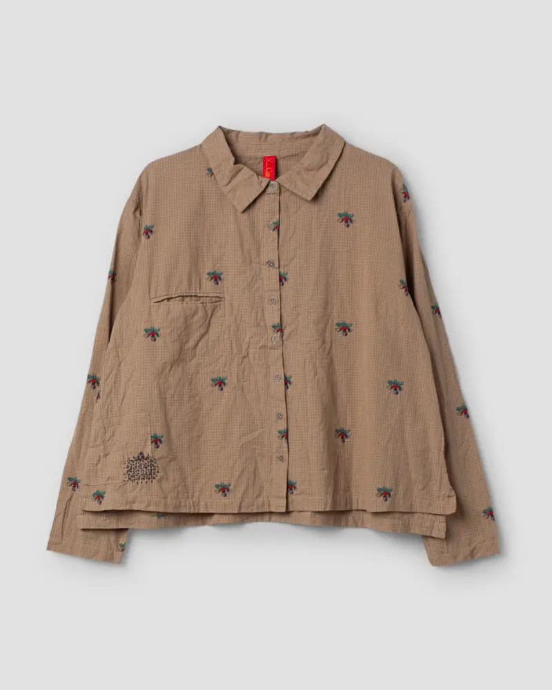 EWA I WALLA – EWA I WALLA BLOUSE SUSSIE | GRAPHITE
