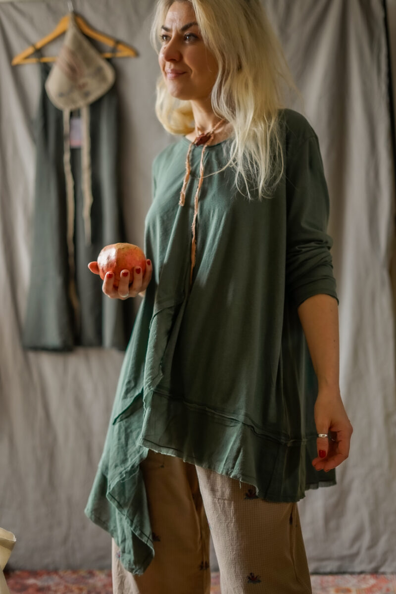 EWA I WALLA – EWA I WALLA TUNIC MARGRET  | FOREST GREEN