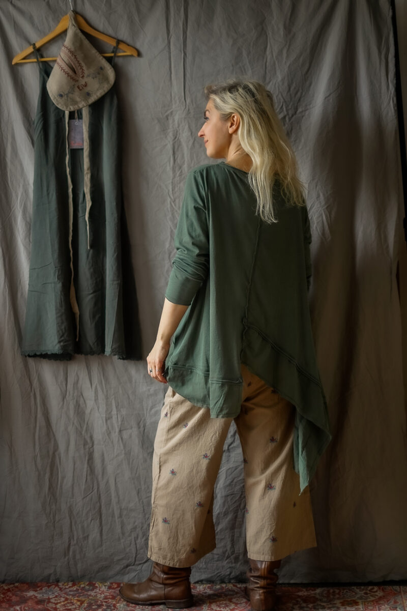 EWA I WALLA – EWA I WALLA TUNIC MARGRET  | FOREST GREEN