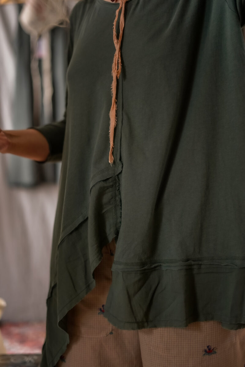 EWA I WALLA – EWA I WALLA TUNIC MARGRET  | FOREST GREEN