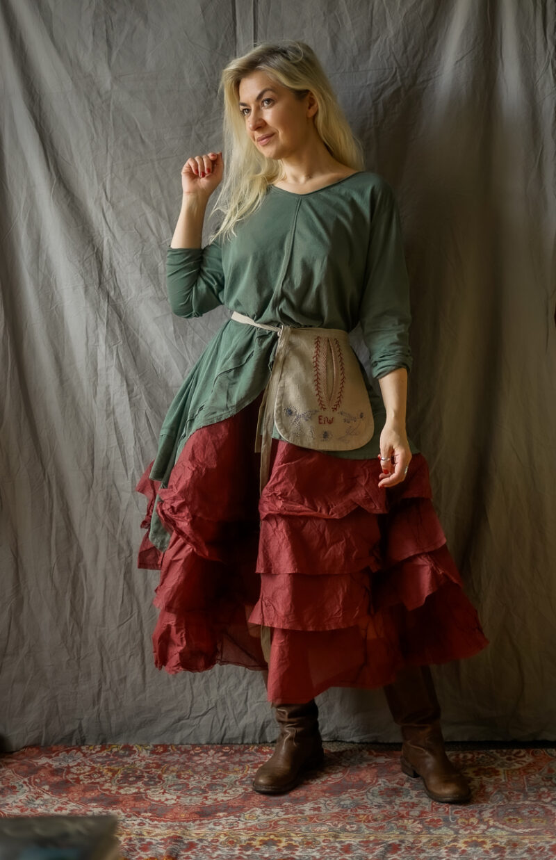 EWA I WALLA – EWA I WALLA TUNIC MARGRET  | FOREST GREEN