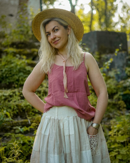 EWA I WALLA – EWA I WALLA TOP NORA | OLD ROSE