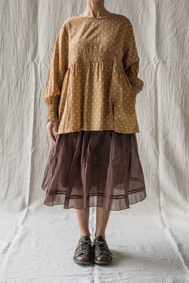 LES OURS BLOUSE HINA | POIS ROSE