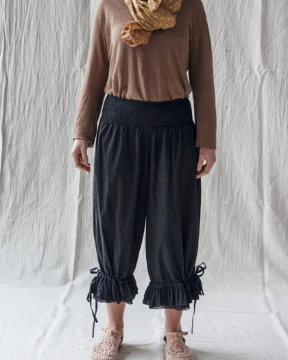 LES OURS PANTS ROBERT | POIS BRODE NOIR