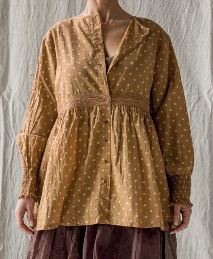 LES OURS BLOUSE HINA | POIS ROSE - Image 4
