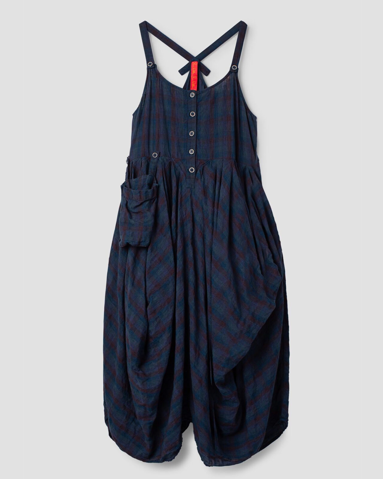 EWA I WALLA DRESS KYRA | BLUE CHECKED