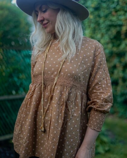 LES OURS BLOUSE HINA | POIS ROSE
