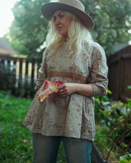 LES OURS BLOUSE HINA | FLEURS SAGE