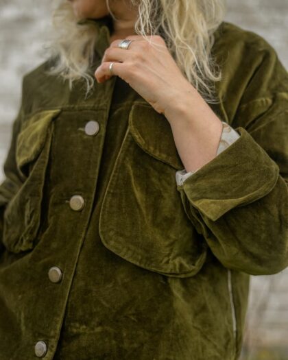 LES OURS JACKET TEIKI | VELOURS RAS