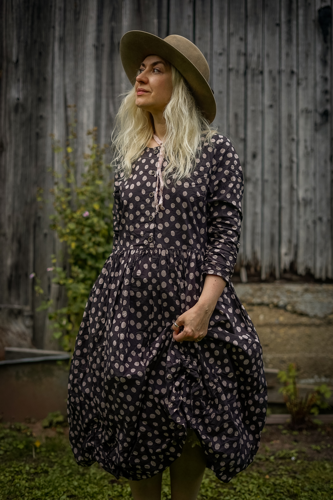 EWA I WALLA DRESS KLARA | BROWN