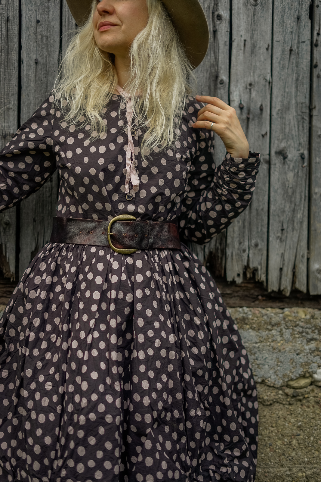 EWA I WALLA DRESS KLARA | BROWN