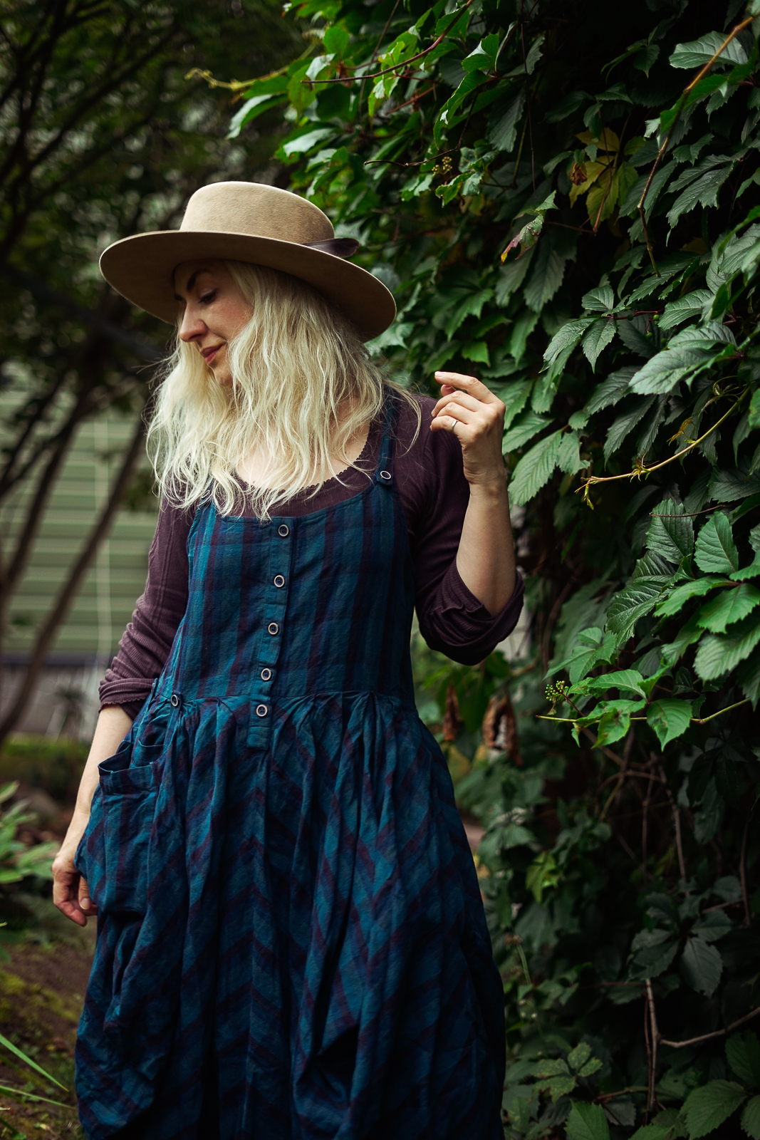 EWA I WALLA DRESS KYRA | BLUE CHECKED