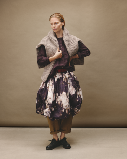 EWA I WALLA – EWA I WALLA SKIRT SIV | FLOWER PRINT