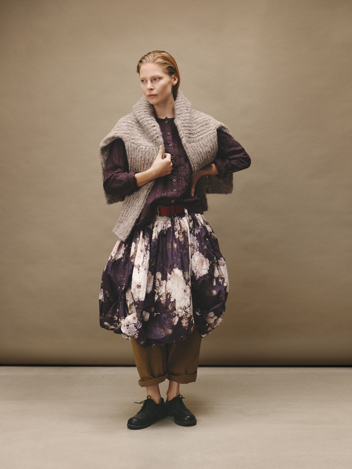 EWA I WALLA – EWA I WALLA SKIRT SIV | FLOWER PRINT