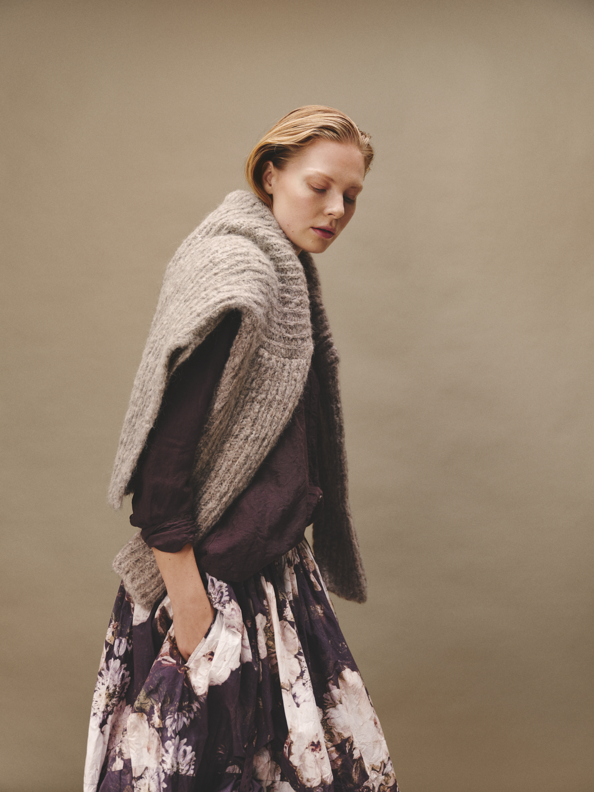 EWA I WALLA – EWA I WALLA SKIRT SIV | FLOWER PRINT
